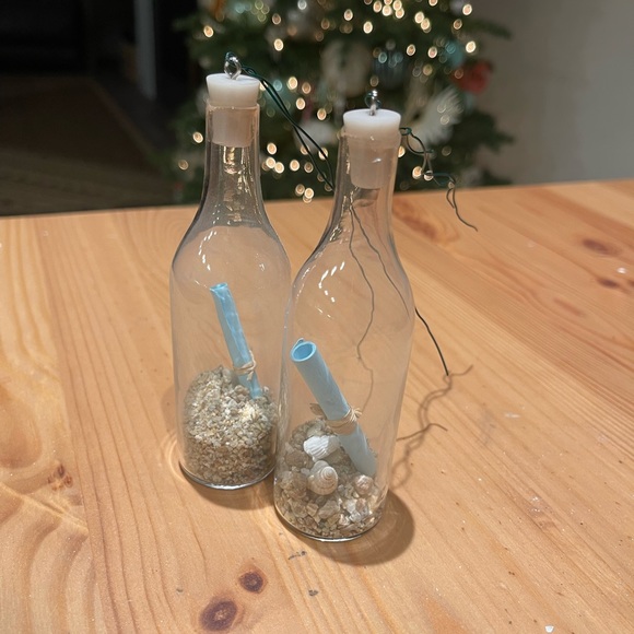 Message in a Bottle Ornaments
